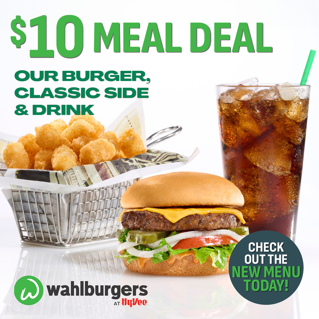 $10 Meal Deal at Wahlburgers at Hy-Vee