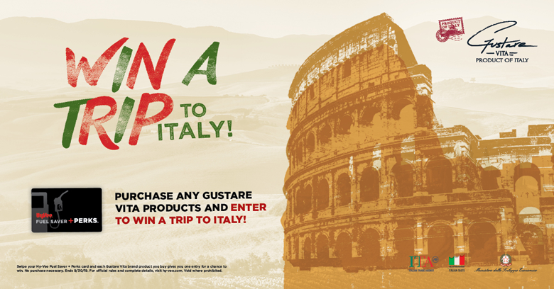 Win a trip to Italy