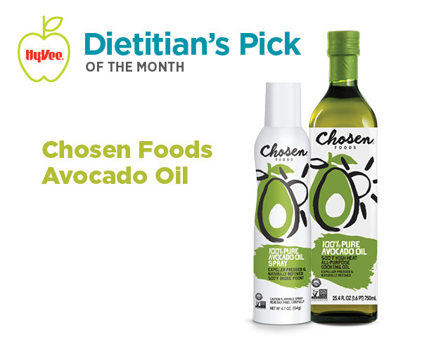 May Dietitian Pick of the Month - Chosen Foods Avocado Oil Products