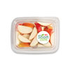 Apple slices in a plastic container