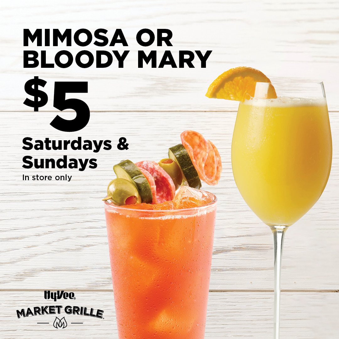 $5 Mimosa or Bloody Mary